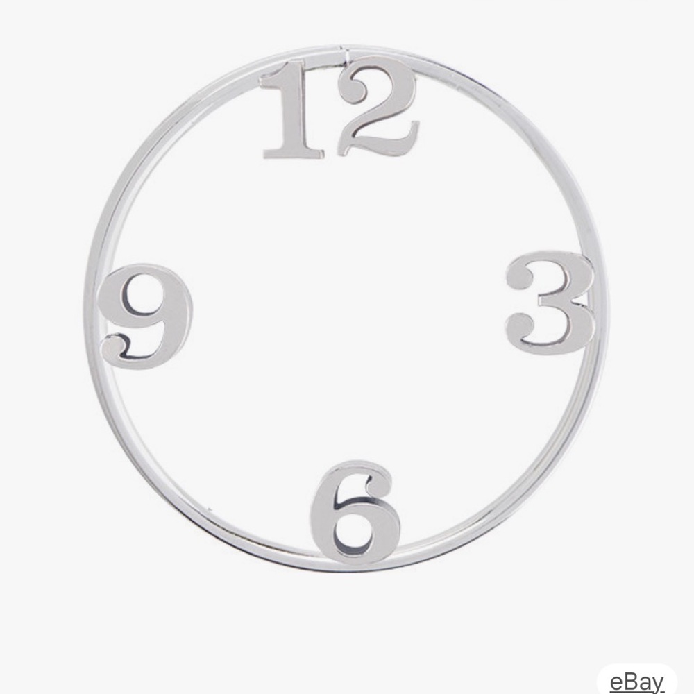 Origami Owl Silver Time Marker Window for Origami Watches